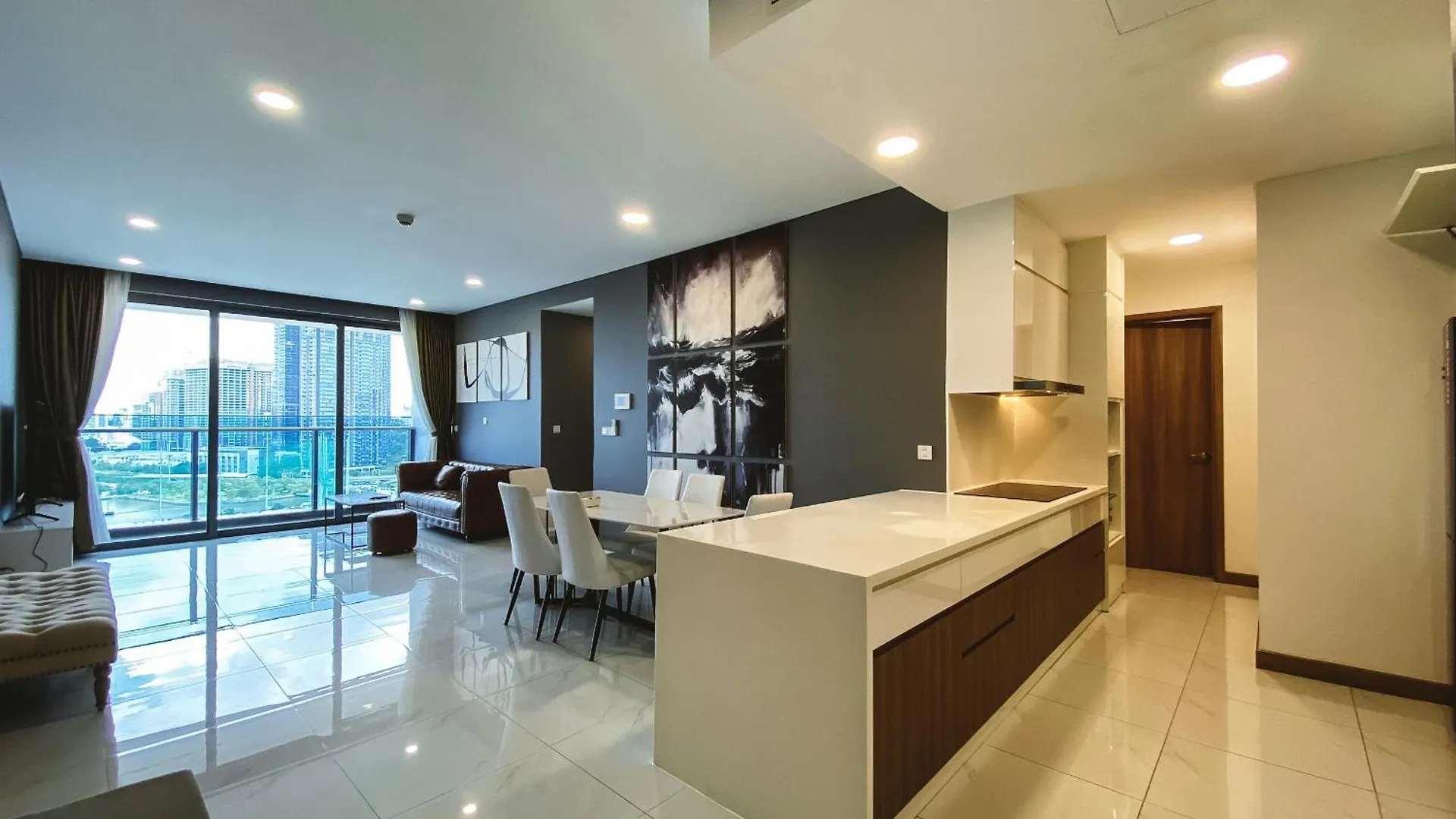 Zeus Living - Cozy 3 Bedroom In Sunwah Pearl Ho Chi Minh City Apartment